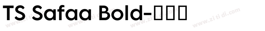 TS Safaa Bold字体转换 TS Safaa Bold字体转换